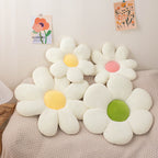 Flower-Shaped Throw Pillow