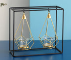 Nordic Iron Candle Holders - Block Candle Stand