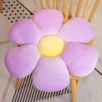 Flower-Shaped Throw Pillow
