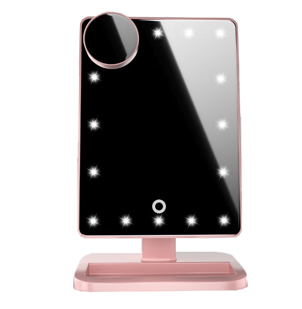 Touch Screen Makeup Mirror - 20 LED Bluetooth Speaker