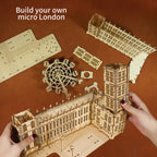 3D Wooden Puzzle Big Ben Model Kits Desktop Clock DIY Building Blocks Creative Gift Home Decor For Family Unique Christmas Gift
