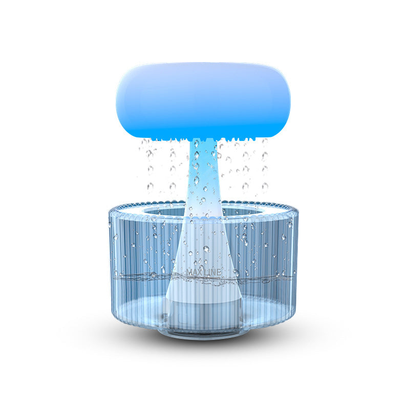 Raindrop Humidifier Seven-color Ambience Light Cloud