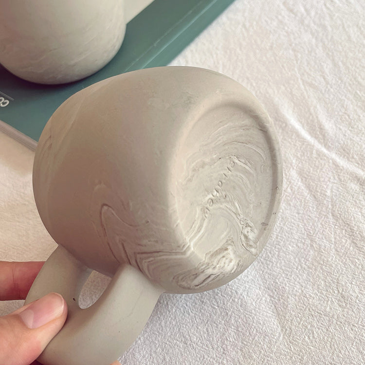 Matte Frosted Texture Mug - Large Capacity Microwaveable