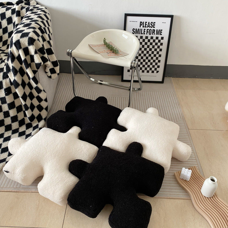 Puzzle-Shaped Pillow