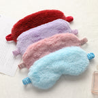 Fur blackout sleep eye mask
