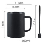 Frosted Personality Ceramic Mug Stoneware Black Retro Coffee Cup Milk Tea Water Cup Japanese Simple Cup