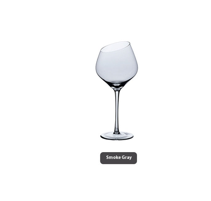 Beveled Big Belly Goblet Crystal Red Wine Electroplated Color Wine Champagne Glass