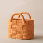 Nordic Morandi Handbag Ceramic Vase - Creative Design