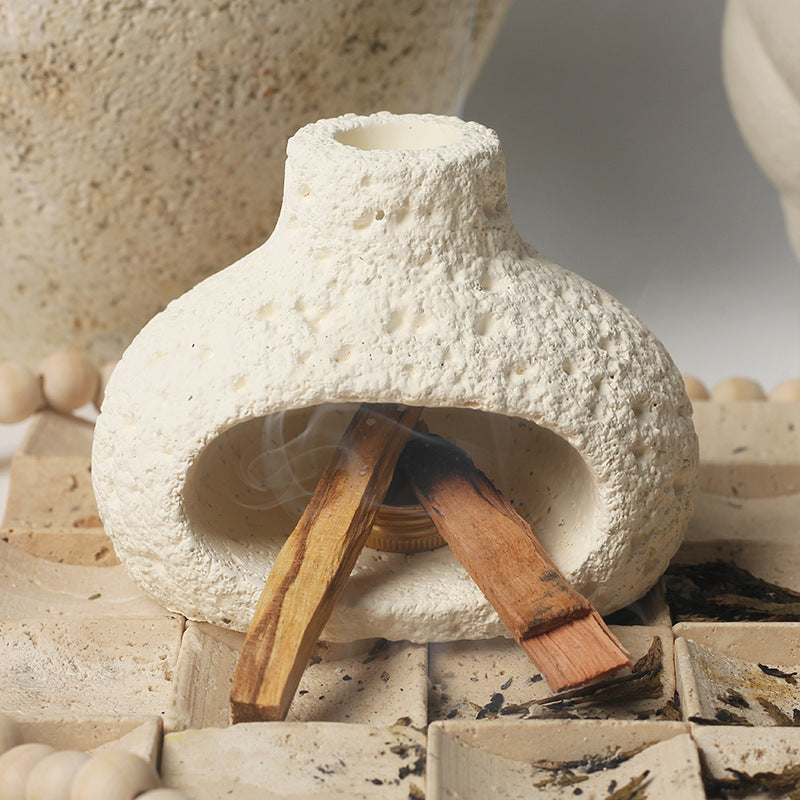 Cement Multi-Function Incense Tray - Retro Industrial Decor