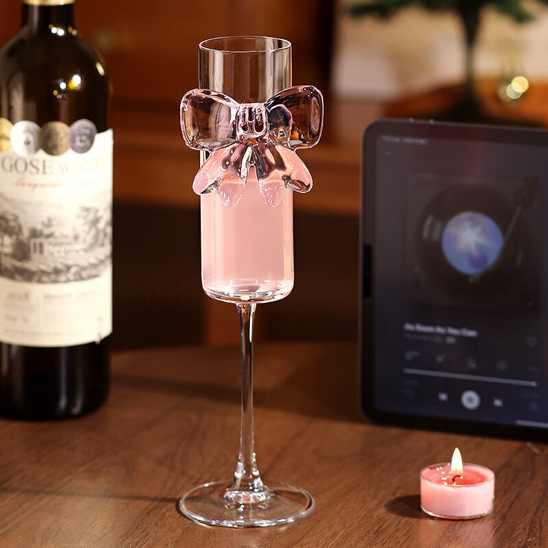 Bowtie High Footed Wine Cup