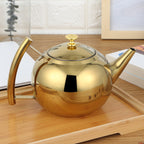 Gold Stainless Steel Teapot