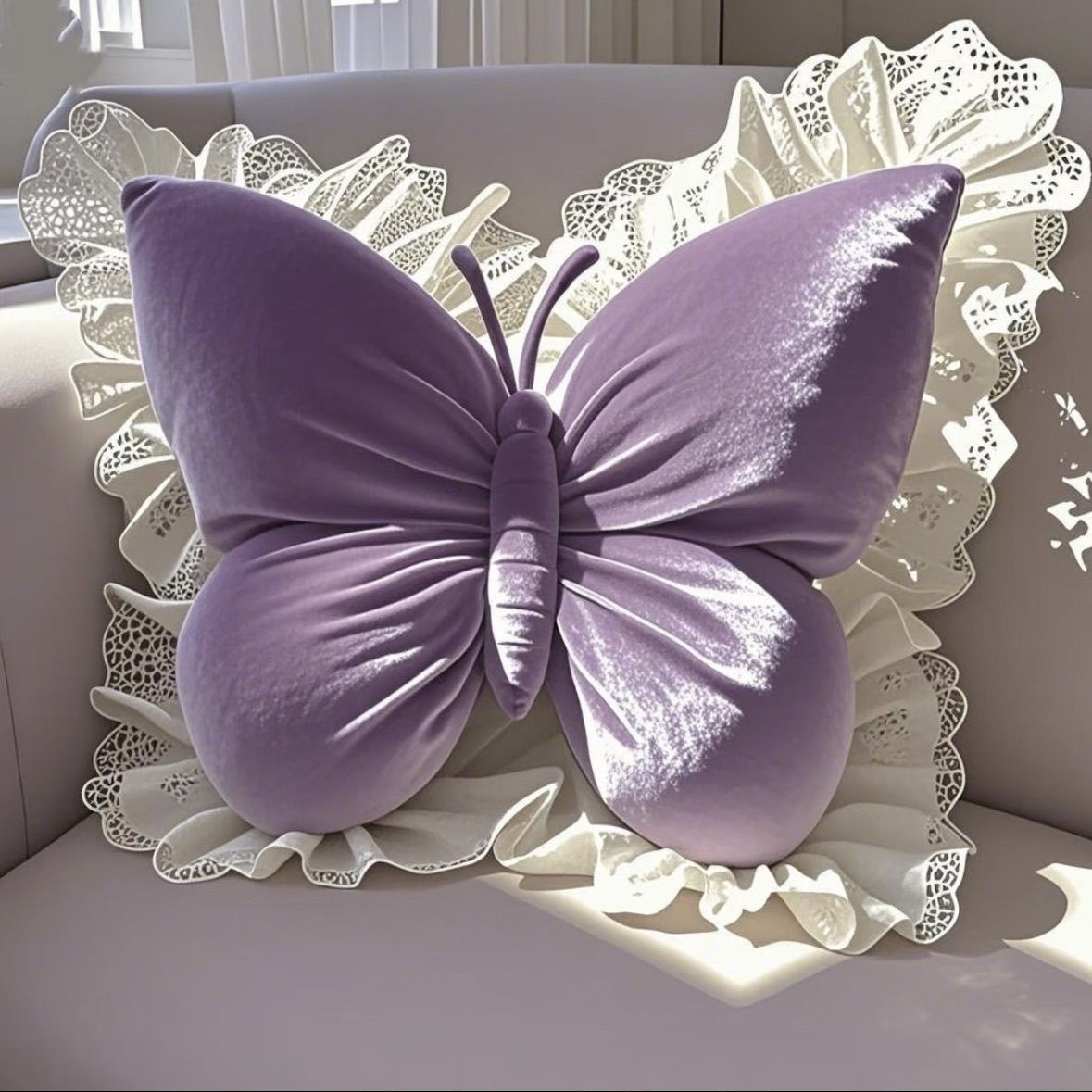 Butterfly Throw Pillow