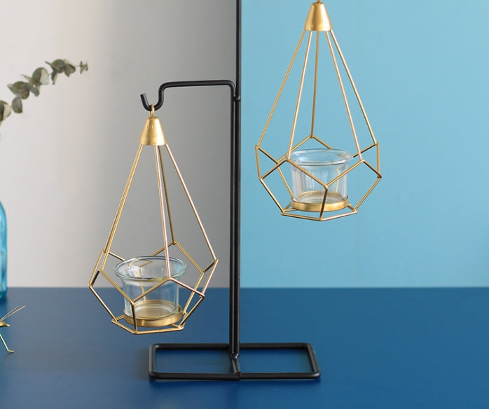 Nordic Iron Candle Holders - Block Candle Stand
