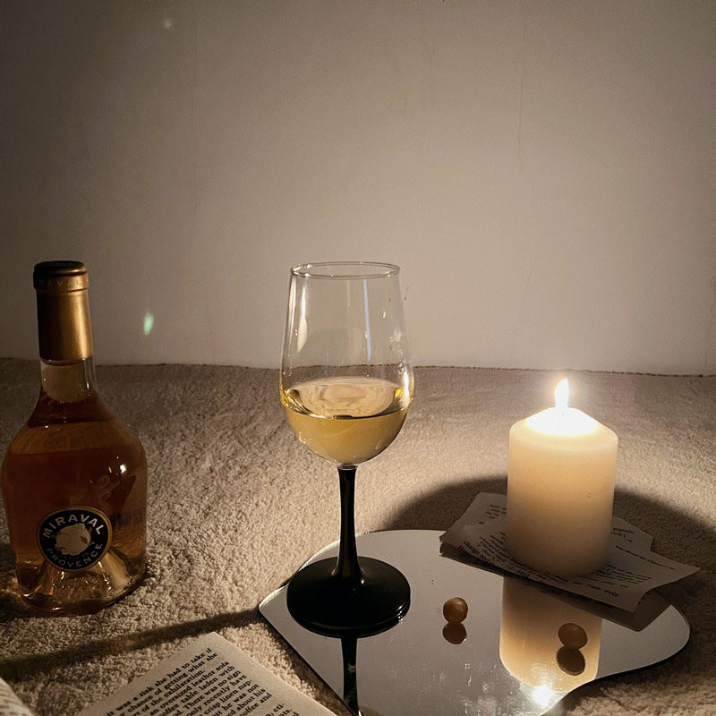 Wine Luminous Glass Medieval Black Swan Goblet