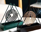 Iron Triangle Mosquito Incense Holder - Outdoor Essential