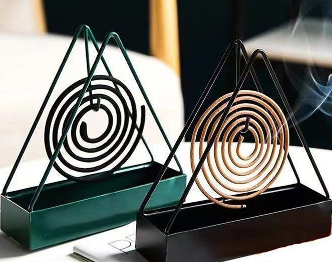Iron Triangle Mosquito Incense Holder - Outdoor Essential
