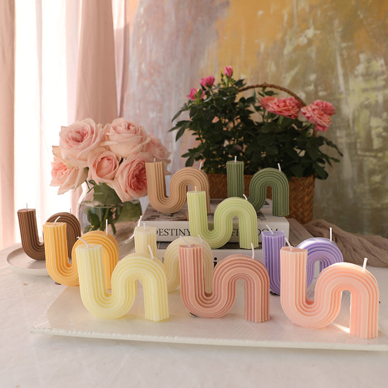 Geometric Artisan Soy Wax Aromatherapy Candles