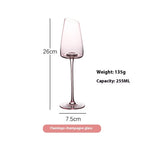 Oblique Mouth Flamingo Red Wine Cup
