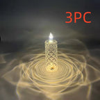 Rose Pattern LED Candle Light - Refraction Electronic