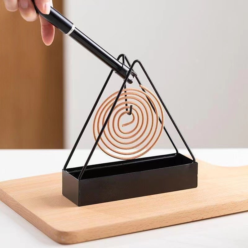 Iron Triangle Mosquito Incense Holder - Outdoor Essential