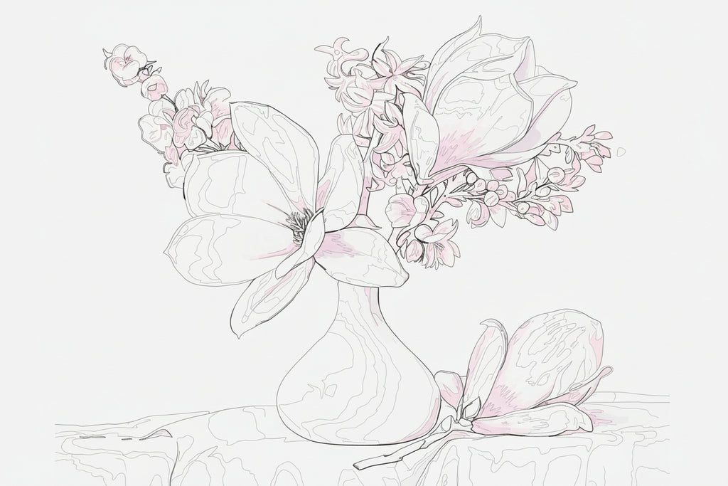 Beautiful Flowers Paint By Number