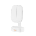 LED Desktop Cosmetic Mirror - Foldable with Light