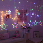 Star Light Curtain - Colorful Starry Hanging Lights