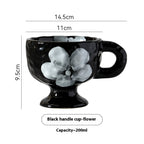 Personalized Simple Ceramic Creative Mug Hand-pinching Irregular