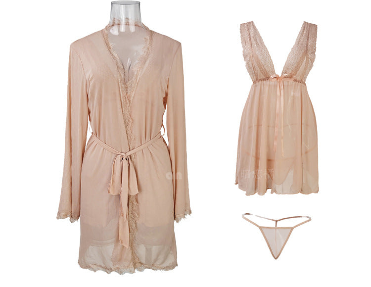 Pure Desire Lace Pajamas Set