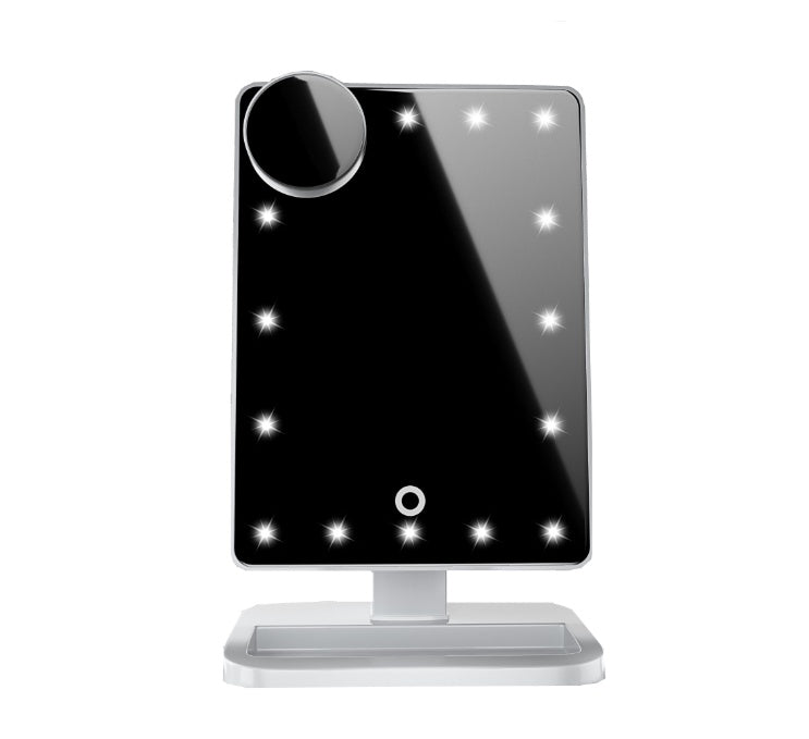 Touch Screen Makeup Mirror - 20 LED Bluetooth Speaker