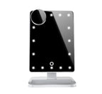 Touch Screen Makeup Mirror - 20 LED Bluetooth Speaker