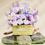 Flower Secret Words MINI Flower Basket Assembling Building Blocks Educational Assembling Puzzle Toys