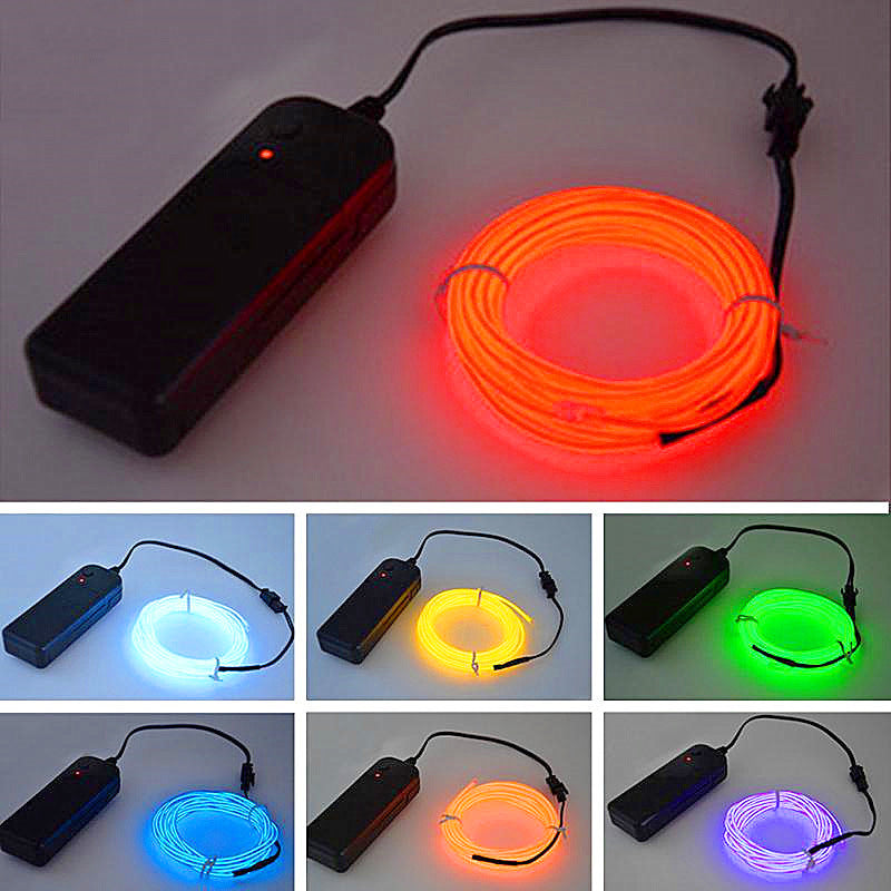 2M Neon EL Wire Light - Dance Party Decor LED