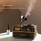 Retro Phonograph Aroma Diffuser - Bluetooth Speaker