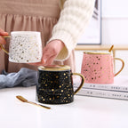 Starry sky ceramic mug