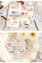 Retro Flower Journal Decoration Stickers