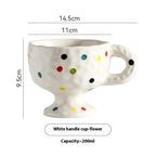 Personalized Simple Ceramic Creative Mug Hand-pinching Irregular