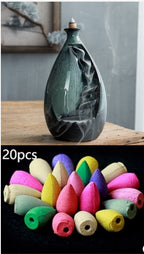 Indoor Incense Tower - Cone Burner with Smoke View