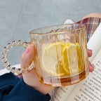 Ins Mug Glass With Handle Aurora Laser Universal Household