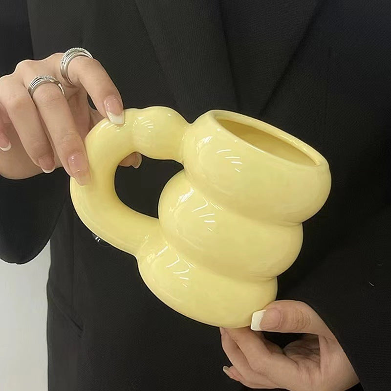 Creative High Sense Good-looking Couple Ceramic Mug