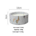 Ceramic Aromatherapy Candle Cup - Empty Holder