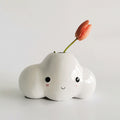 Creative Cartoon Cloud Ceramic Vase - Whimsical