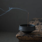 Handmade Ceramic Zen Incense Burner - Retro Style