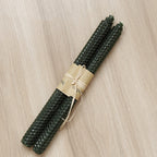 Elegant Beeswax Taper Candles - Living Room Decor
