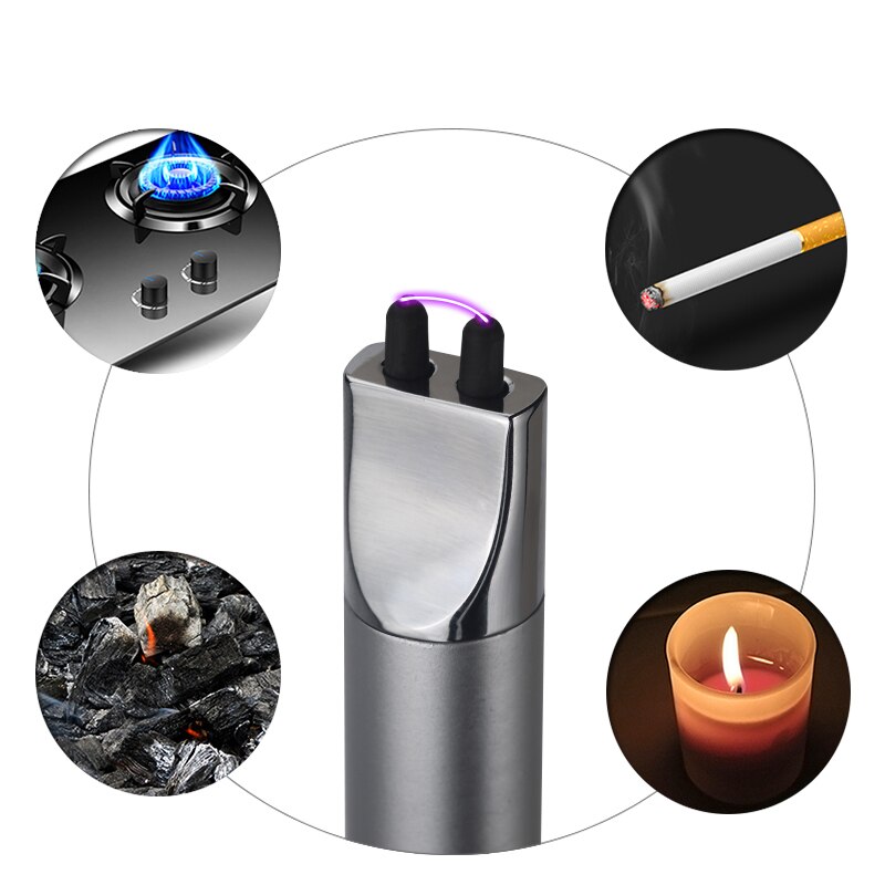 Rechargeable Metal Lighter - Windproof Candle Igniter
