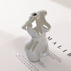 Ceramic Body Art Sculpture Vase - Decorative