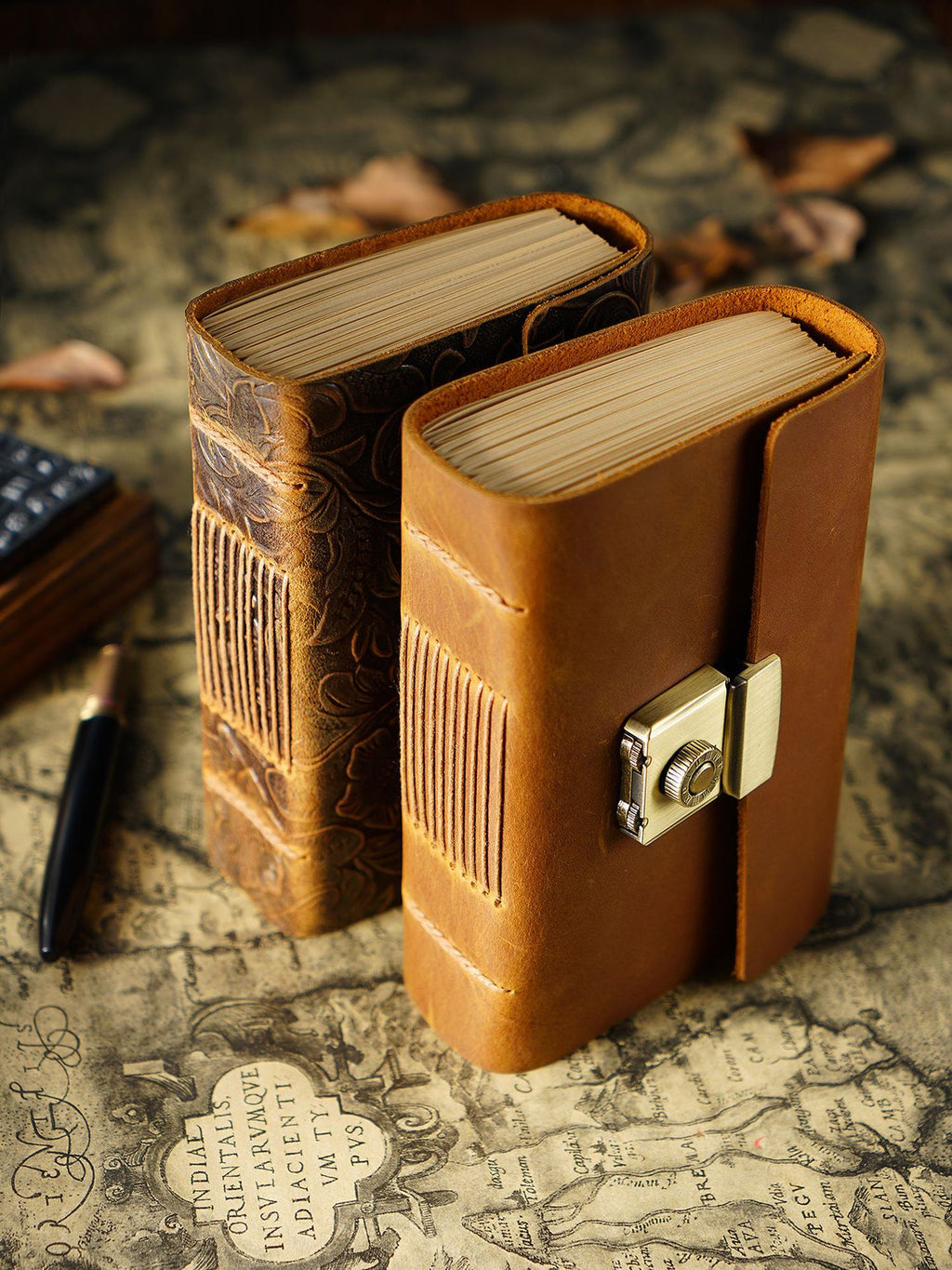 Vintage Cowhide Journal
