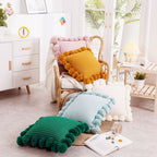 Knitted Throw Pillow