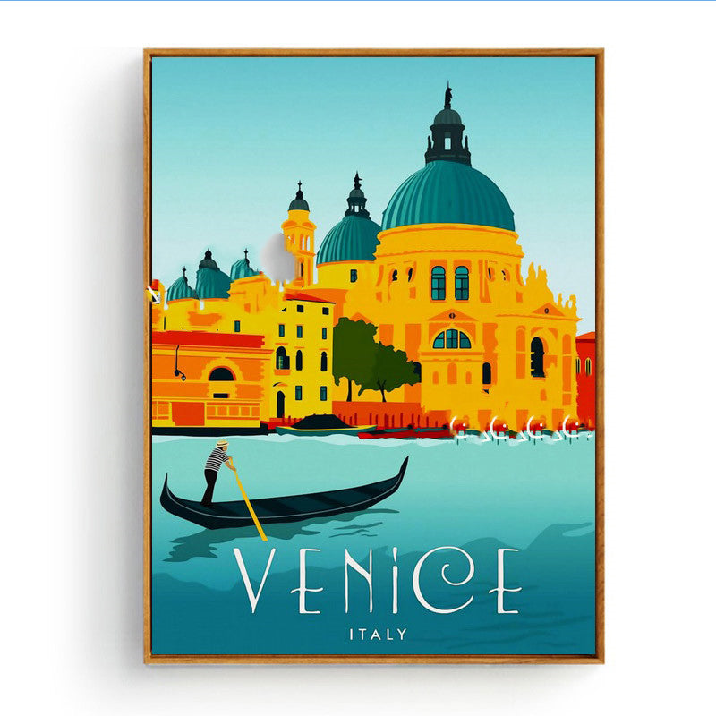 City Tourism Theme Diamond Painting - Embroidery Art