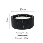 Ceramic Aromatherapy Candle Cup - Empty Holder